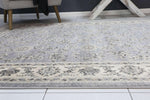 Eden Grey and Cream Traditional Boarder Rug, [cheapest rugs online], [au rugs], [rugs australia]