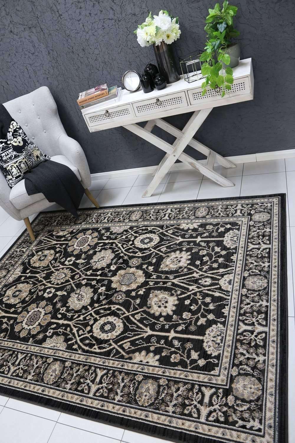 Eden Grey Ziegler Traditional Rug, [cheapest rugs online], [au rugs], [rugs australia]