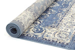 Eden Navy Blue Ziegler Distressed Traditional Ikat Rug, [cheapest rugs online], [au rugs], [rugs australia]