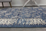 Eden Navy Blue Ziegler Distressed Traditional Ikat Rug, [cheapest rugs online], [au rugs], [rugs australia]