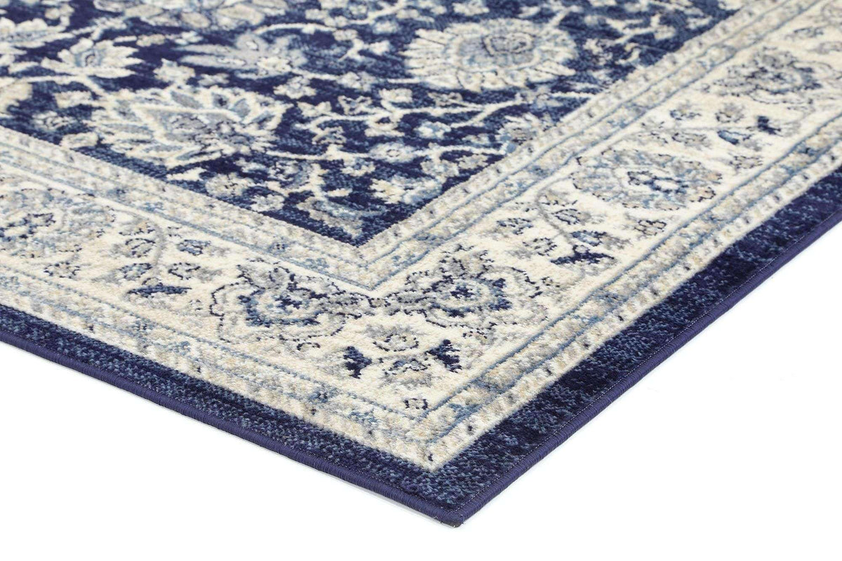 Eden Navy Blue Ziegler Ikat TraditionalRug, [cheapest rugs online], [au rugs], [rugs australia]