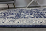 Eden Navy Blue Ziegler Ikat TraditionalRug, [cheapest rugs online], [au rugs], [rugs australia]