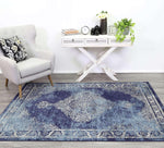Eden Navy Distressed Contemporary Rug, [cheapest rugs online], [au rugs], [rugs australia]