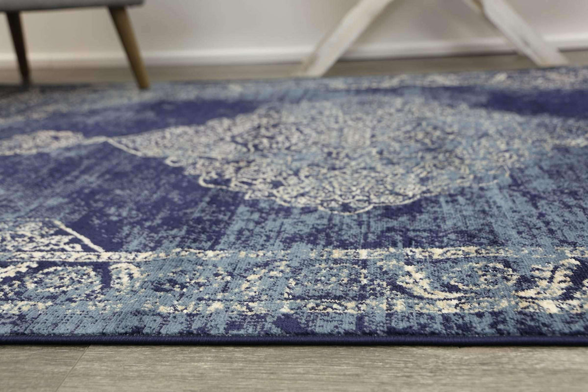 Eden Navy Distressed Contemporary Rug, [cheapest rugs online], [au rugs], [rugs australia]