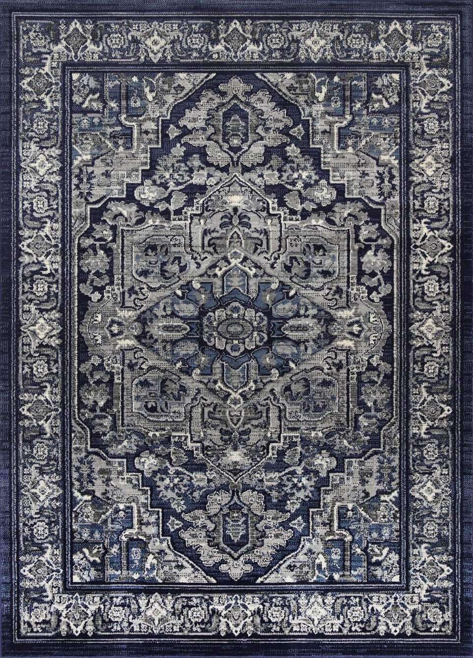 Eden Navy Transistional Traditional Rug, [cheapest rugs online], [au rugs], [rugs australia]