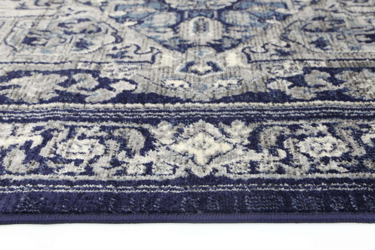 Eden Navy Transistional Traditional Rug, [cheapest rugs online], [au rugs], [rugs australia]