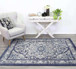 Eden Navy Transistional Traditional Rug, [cheapest rugs online], [au rugs], [rugs australia]