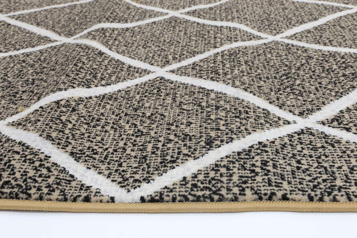 Emory Beige and Cream Cross Diamond Rug, [cheapest rugs online], [au rugs], [rugs australia]