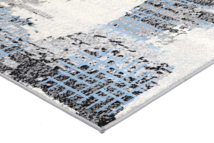 Emory Grey and Blue Modern Urban Distressed Rug, [cheapest rugs online], [au rugs], [rugs australia]