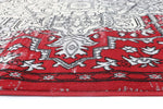 Emory Grey and Red Distressed Vintage Rug, [cheapest rugs online], [au rugs], [rugs australia]