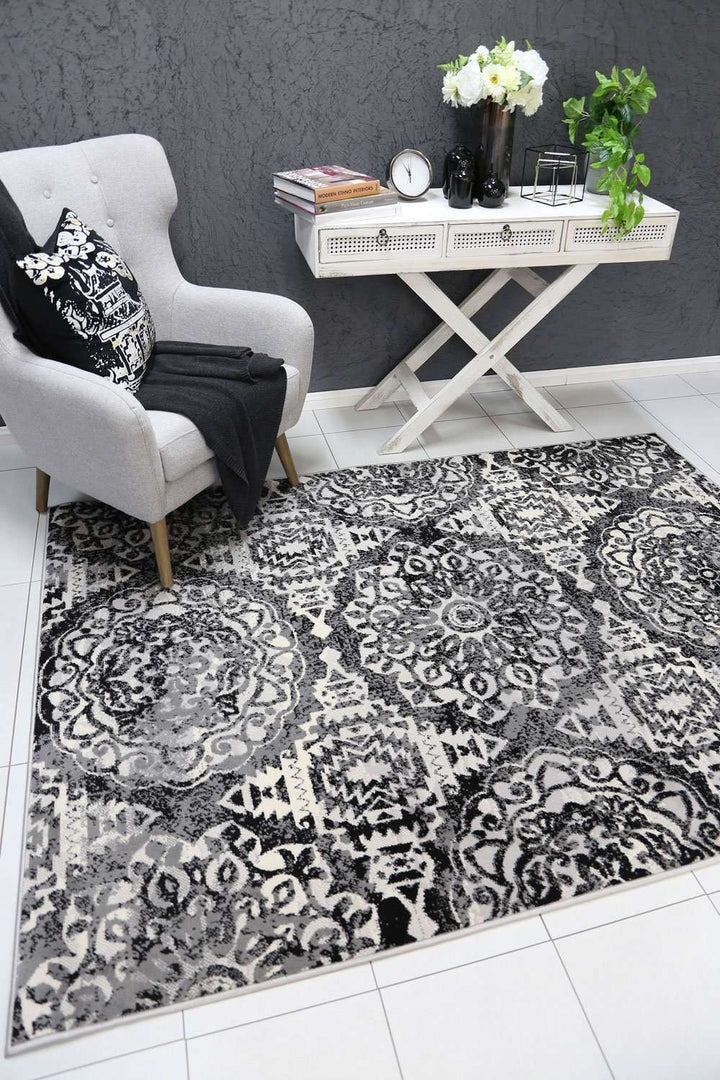 Emory Grey Distressed Classic Rug, [cheapest rugs online], [au rugs], [rugs australia]