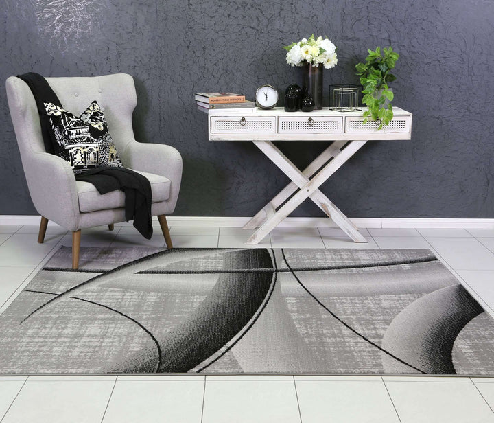 Emory Grey Modern Artistic Rug, [cheapest rugs online], [au rugs], [rugs australia]