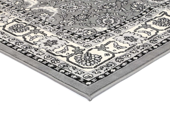 Emory Grey Traditional Boarder Rug, [cheapest rugs online], [au rugs], [rugs australia]
