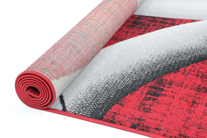 Emory Red Modern Artistic Rug, [cheapest rugs online], [au rugs], [rugs australia]