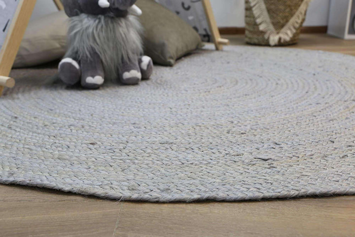 Faro Jute Silver Round Rug, [cheapest rugs online], [au rugs], [rugs australia]