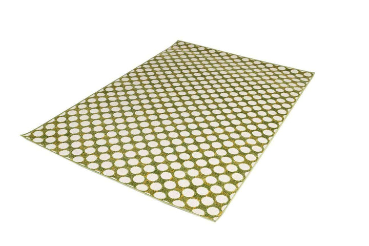 Fiesta Modern Collection F026a Green/Gold Rug, [cheapest rugs online], [au rugs], [rugs australia]