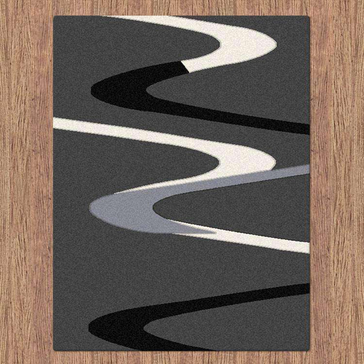 Icon Modern Collection 052 Dark Grey Rug, [cheapest rugs online], [au rugs], [rugs australia]