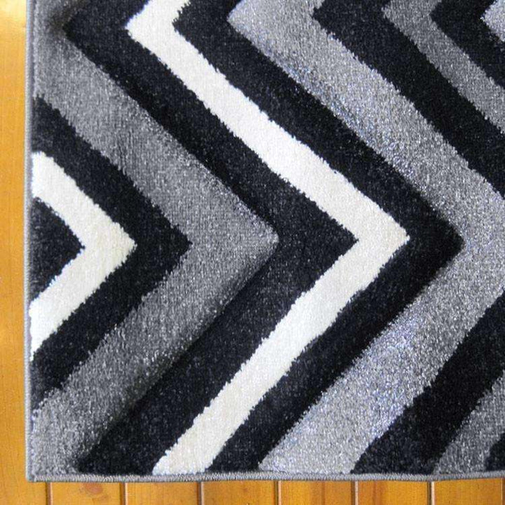 Icon Modern Collection 554 Black Rug, [cheapest rugs online], [au rugs], [rugs australia]