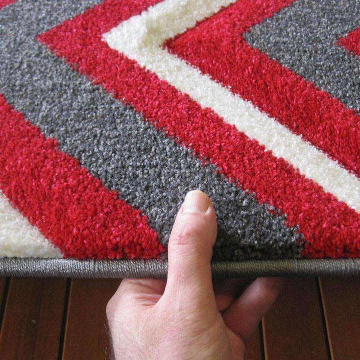 Icon Modern Collection 554 Red Runner Rug, [cheapest rugs online], [au rugs], [rugs australia]