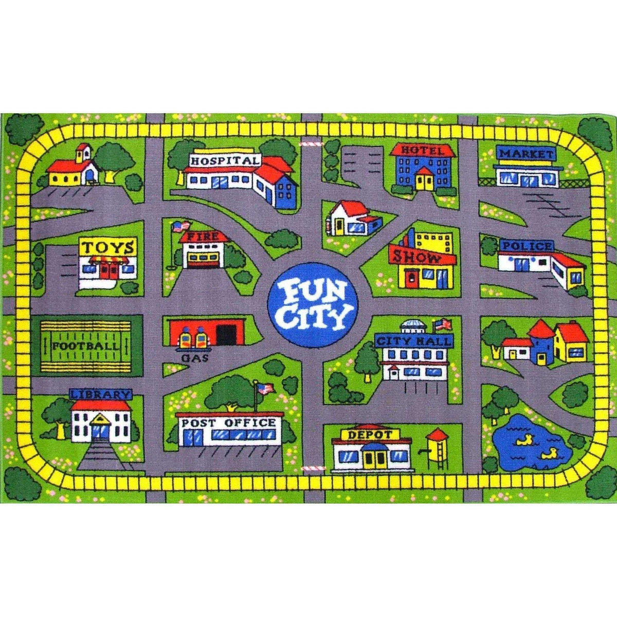 Kids Funcity Fun Play Rug, [cheapest rugs online], [au rugs], [rugs australia]
