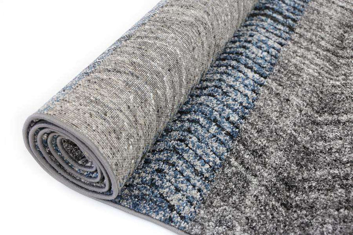 Kingston Blue Chevron Textured Pile Rug, [cheapest rugs online], [au rugs], [rugs australia]