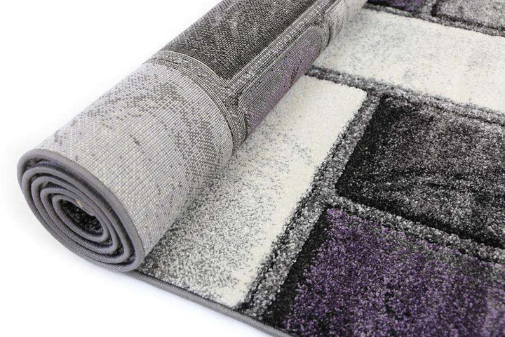 Kingston Purple Textured Pile Rug, [cheapest rugs online], [au rugs], [rugs australia]