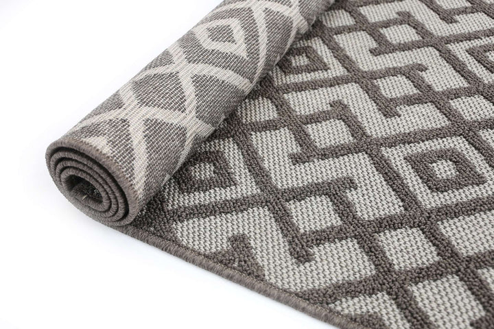 Landscape Grey Diamond Shaped Rug, [cheapest rugs online], [au rugs], [rugs australia]