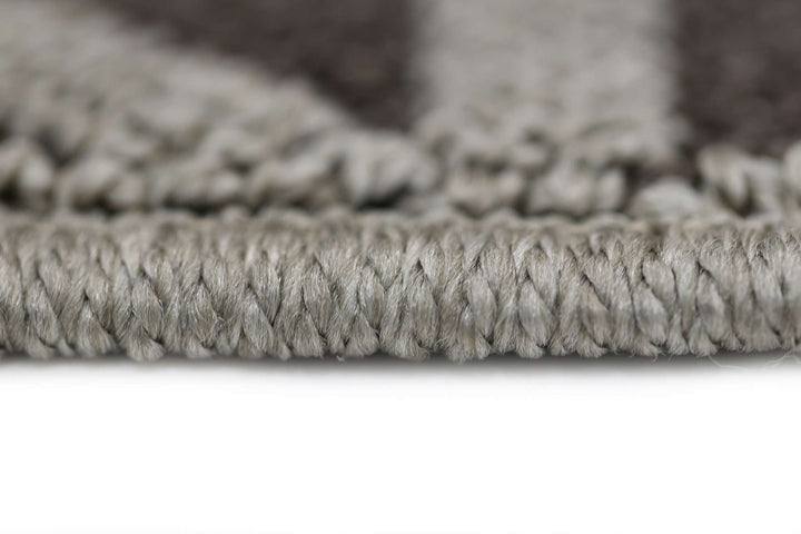 Landscape Grey Shape Patterned Ikat Rug, [cheapest rugs online], [au rugs], [rugs australia]
