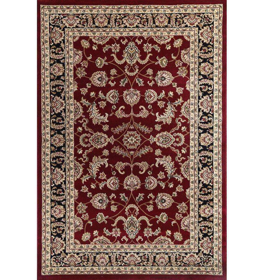 Lavish Traditional Collection 500 Black/Red, [cheapest rugs online], [au rugs], [rugs australia]