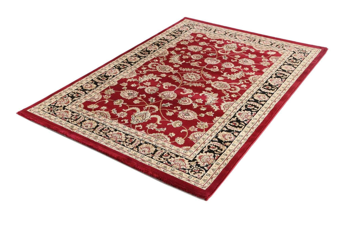 Lavish Traditional Collection 500 Black/Red, [cheapest rugs online], [au rugs], [rugs australia]