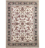 Lavish Traditional Collection 500 Cream/Black, [cheapest rugs online], [au rugs], [rugs australia]