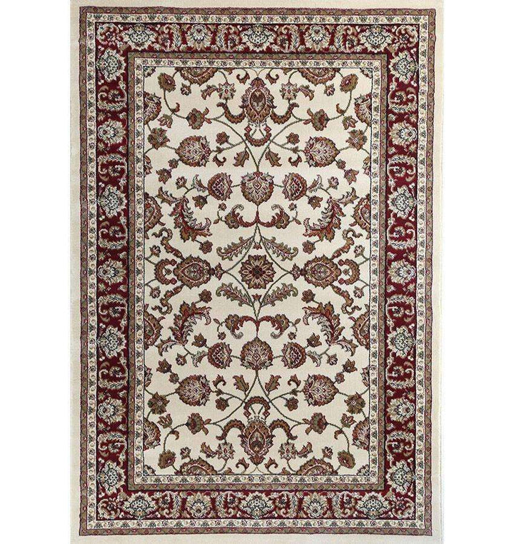 Lavish Traditional Collection 500 Cream/Red, [cheapest rugs online], [au rugs], [rugs australia]