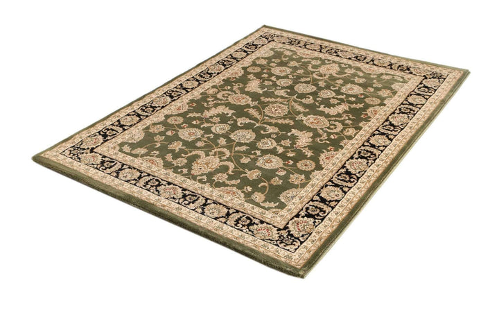 Lavish Traditional Collection 500 Green/Black, [cheapest rugs online], [au rugs], [rugs australia]