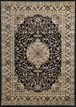 Lavish Traditional Collection 600 Black, [cheapest rugs online], [au rugs], [rugs australia]