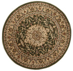 Lavish Traditional Collection 600 Green Round Rug, [cheapest rugs online], [au rugs], [rugs australia]