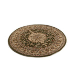 Lavish Traditional Collection 600 Green Round Rug, [cheapest rugs online], [au rugs], [rugs australia]