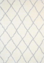 Moroccan Tribal Diamond Pattern Cream Silver Rug, [cheapest rugs online], [au rugs], [rugs australia]