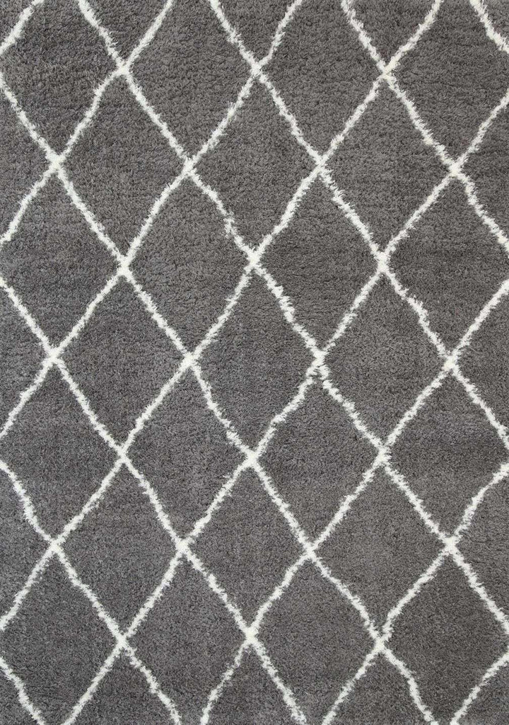 Moroccan Tribal Diamond Pattern Grey Cream Rug, [cheapest rugs online], [au rugs], [rugs australia]