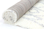 Moroccan Tribal Fes Pattern Cream Silver Rug, [cheapest rugs online], [au rugs], [rugs australia]