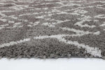 Moroccan Tribal Fes Pattern Grey Silver Rug, [cheapest rugs online], [au rugs], [rugs australia]
