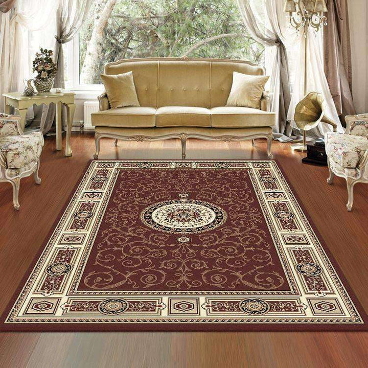 Mystique Traditional 7647 Brown Rug, [cheapest rugs online], [au rugs], [rugs australia]