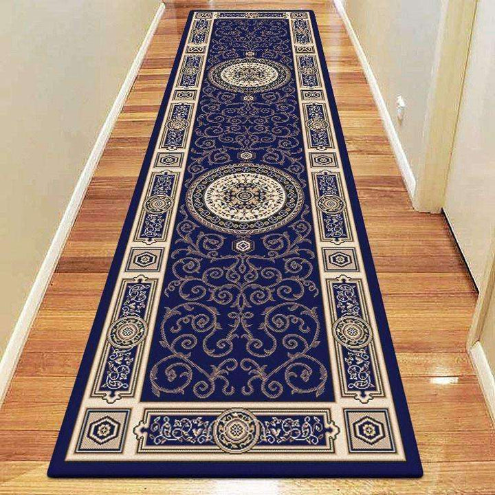 Mystique Traditional 7647 Dark Blue Rug, [cheapest rugs online], [au rugs], [rugs australia]