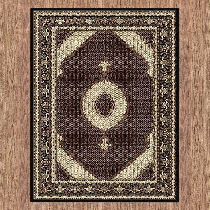 Mystique Traditional 7650 Black Rug, [cheapest rugs online], [au rugs], [rugs australia]