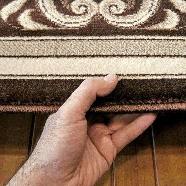 Mystique Traditional 7652 Brown Rug, [cheapest rugs online], [au rugs], [rugs australia]