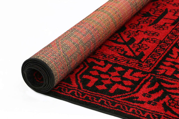 Nadia Red Traditional Afghan Rug, [cheapest rugs online], [au rugs], [rugs australia]