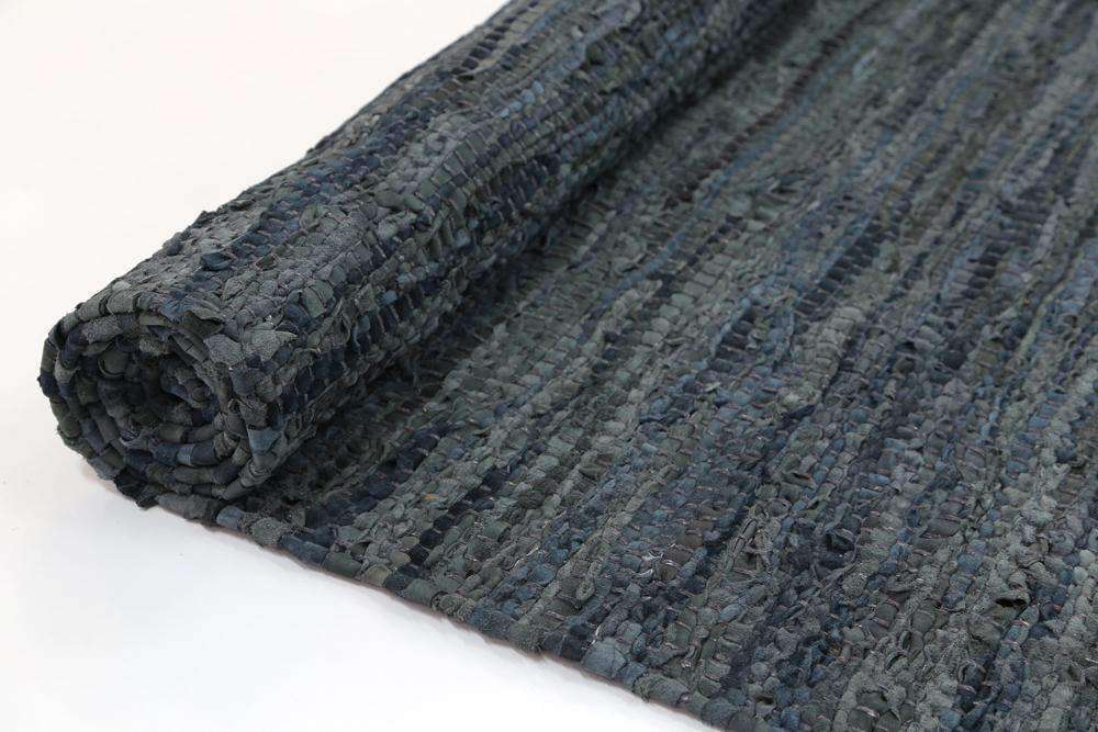 Nordic Modern Grey Leather Rug, [cheapest rugs online], [au rugs], [rugs australia]
