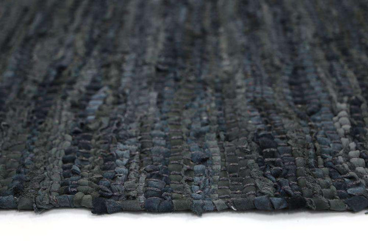 Nordic Modern Grey Leather Runner Rug, [cheapest rugs online], [au rugs], [rugs australia]