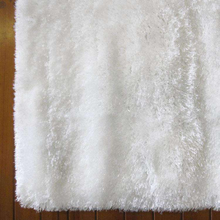 Oslo Silky Soft Shag 1001 White Rug, [cheapest rugs online], [au rugs], [rugs australia]