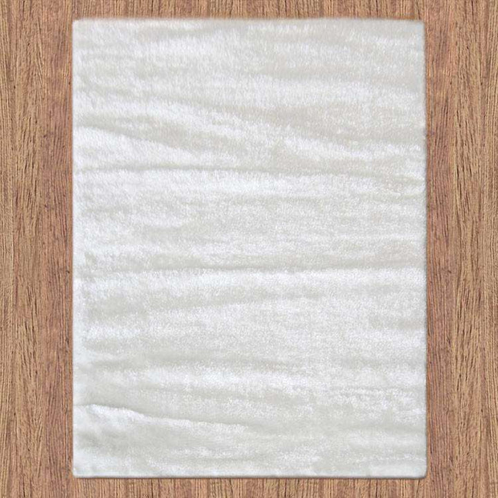 Oslo Silky Soft Shag 1001 White Rug, [cheapest rugs online], [au rugs], [rugs australia]