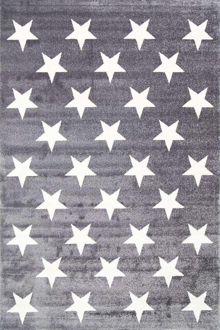 Paddington Charcoal and White Stars Kids Rug, [cheapest rugs online], [au rugs], [rugs australia]
